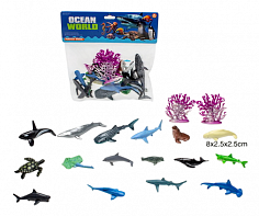 G25 набор животные морские океан 16 шт/пакет