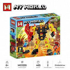 MG1255 Конструктор Minger My World: Огненный голем, 465 дет. (MG1255)