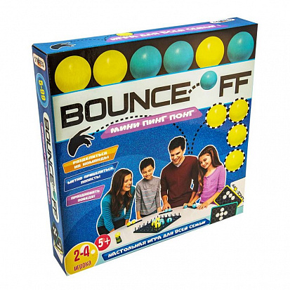 Фото СТ126 Настольная игра Bounce Off (4 шт)