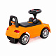 миниатюра ПОЛЕ84569 Каталка-автомобиль "SuperCar" №2 со звуковым сигналом (оранжевая)