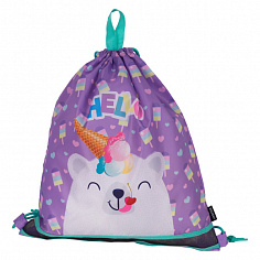 Мешок для обуви deVENTE "HELLO BEAR", 40x47см, водоотталк. ткань,на верев.завязке (7040283) (1/72)