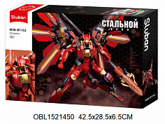 M38-B1152 Конструктор Sluban Робот с крыльями(42,5х28,5х6,7см,511деталей,в кор.)