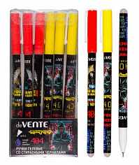 Д-5051523 Ручка пиши-стирай гель deVENTE Cyber 0,5мм синяя