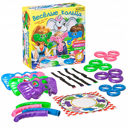 Ф77176 Настольная семейная игра "ВЕСЁЛЫЕ КОЛЬЦА" фото