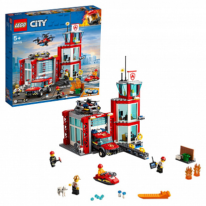 Фото 60215 Констр-р LEGO City Fire Пожарное депо