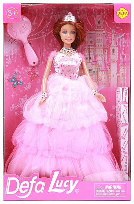 Фото 8275 Кукла Defa Luсy "На бал", Красотка, в комплекте предметов 6 шт., в асс-те