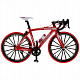миниатюра 1801393-R Модель металл велосипед, длина 17см в русс. кор. Технопарк