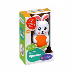691193 Игрушка э/ф "Кролик": мелодии/звуки, эл.пит. ААА*2 вх. в компл.
