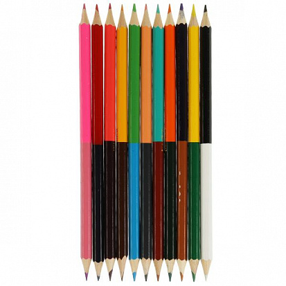 Фото CPD12-66908-ENCH Цветные карандаши ЭНЧАНТИМАЛС двусторонние, 24цв (12 шт.) Умка
