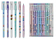 миниатюра Ручка гелевая пиши-стирай BASIR "ELEGANT FLOWERS" 0,5 мм. цвет. пластик, ассорти, синяя (1802) (12