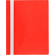 миниатюра Папка-скоросшиватель А4 ATTOMEX, 100/120 мкм, прозрачн верхн лист, красная (3113008)
