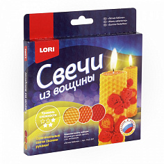 LORI Пз/С-007 Свечи из вощины "Летние бабочки"