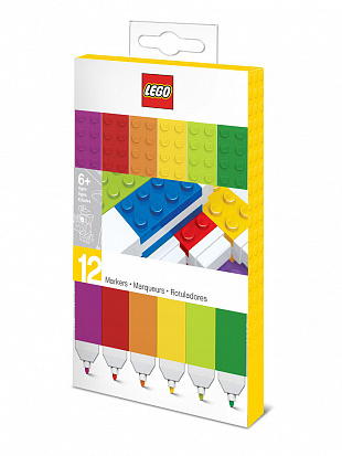 Фото Lego 51644L Н-р цветных маркеров 12шт.