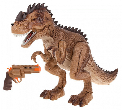Фото 870714 Битва с тираннозавром, пистолет с ИК-лучом, 3 режима поражения, динозавр двигается вперед, ды