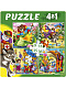 миниатюра П-6767 ПАЗЛЫ 4 в 1. ДЕТСКИЕ ИСТОРИИ (9,16, 25, 36 эл.) (Арт. П-6767)