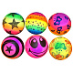 миниатюра 2304-239MIX Мяч Многоцвет с рис. радужный, 22см в пак.