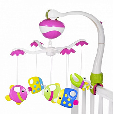 Жирафики 634740 Подвеска музыкальная "Мобиль Рыбки"