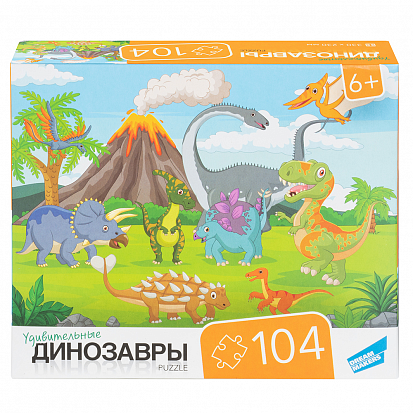 Фото товара RI1002 Игра детская настольная "104 Динозавры"