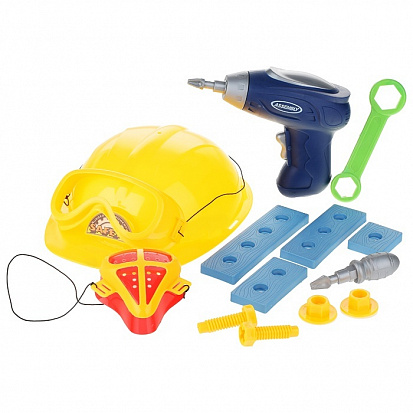 Фото товара 2095-69 инструменты набор с каской