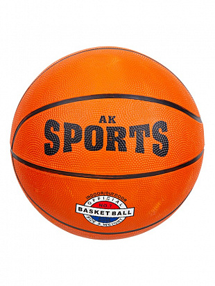 Фото IT105833 Мяч баскетбольный резиновый, вес 500 гр. в/п диаметр 25 см, в/п 30*14 см