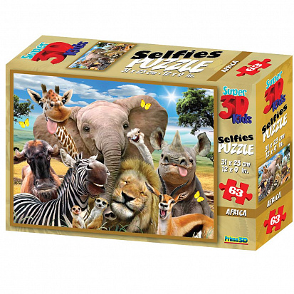 Фото товара PR13542 "Африка селфи" ("Africa Selfies"), 63 детали/H.Robinson