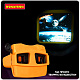 миниатюра ВВ5688 Очки 3D оранжевые тм Bondibon, цветные cтереодиапозитивы 2 диска со слайдами космос и динозав