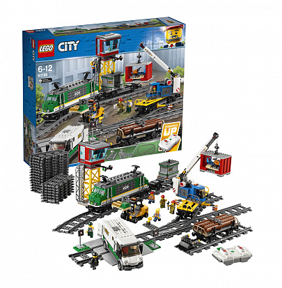 Фото Lego 60198 К-р Город Товарный поезд