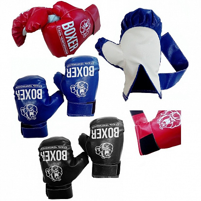 Фото МТ 51536 Детские игровые боксерские перчатки