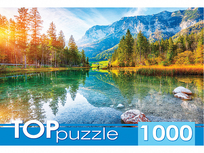Фото товара ГИТП1000-2150 TOPpuzzle. ПАЗЛЫ 1000 элементов. ГИТП1000-2150 Германия. Озеро Хинтерзее