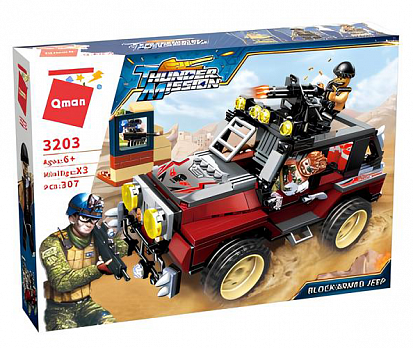 Фото товара FCJ0714013/0678128FCJ Конструктор 3203 QMAN Машина в кор.