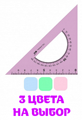 ПЧ-ТТ-10 Угольник 45*45, 10см +транспортир, ПЧЕЛКА