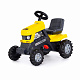 миниатюра ПОЛЕ89311 Каталка-трактор с педалями "Turbo" (жёлтая)