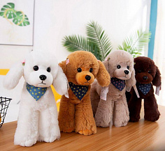 Мягкая игрушка собака пудель 1022