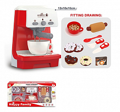 LS8352K набор кофемашина и продукты свет звук