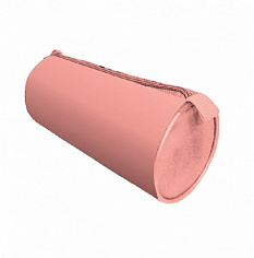 Пенал-тубус ПЧЕЛКА "ПЕРСИКОВЫЙ", 210*65 мм, на молнии, однотонный, ткань (100) (ПТ-05, ПЕРСИКОВЫЙ)