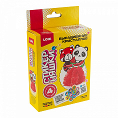 LORI Кфо-002 Выращивание кристаллов Стикерняшки "Арбузный перекус", красный кристалл