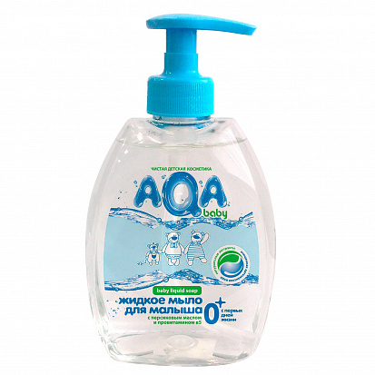 Фото товара 02011206 AQA baby Жидкое мыло для малыша, 400 мл