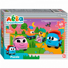 81254 Пазл 60 Грузовичок Лёва. Друзья 81254 Степ
