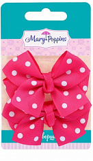 455328 Набор резинок с бантом "Горох" 2 шт., в ассорт.