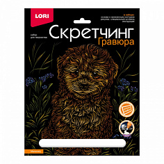 LORI Гр-741 Скретчинг 18*24см Животные классика "Мальтипу"
