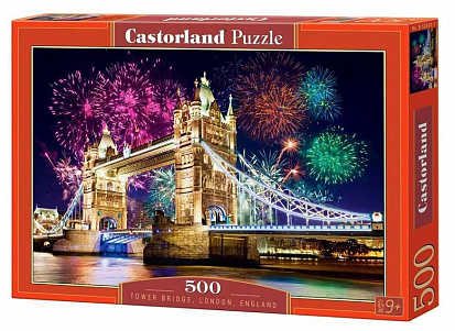 Фото товара Пазлы B-52028 Тауэрский мост, 500 деталей Castor Land