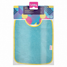 LUBBY20764 арт.20764/12 Фартук нагрудный, завяз., от 3 мес, EVA, PL