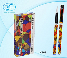 МС-К-161син Ручка гель "ГРАФИКА" 0.5мм син. игольчатый наконечник