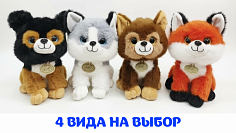 Мягкая игрушка Звери лупоглазики 6737-22