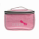 миниатюра 1toy Т21413 Lukky косметичка-чемоданчик ворс.с лого LUKKY ,розовая,23х16х13 см,пакет,бирка 