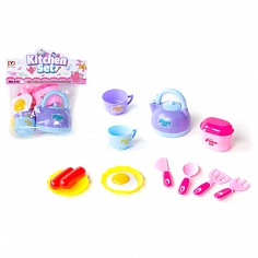 NO.2194 Детский кухонный набор Kitchen Set: Завтрак (12 предметов), 2 вида в ассорти [цена за шт.] (