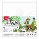 миниатюра LORI Рхи-002 Картина по номерам на холсте 20*20 см Мир пикселей "Пиксельные друзья"