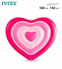 58727EU Матрас надувной "SWEETHEART" 1.68 х 1.42 x 25см 58727EU INTEX