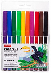 Х-FP_064226 Фломастеры 10цв. COLORA в блистере с европодвесом "Hatber"