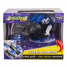 39121 Дикие Скричеры. Маш-трансформер Стил Дрэгон S2. ТМ Screechers Wild